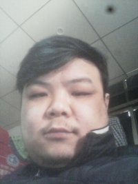 蓝色裂痕的照片