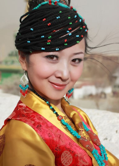 藏女玉珍的照片 藏女玉珍的照片